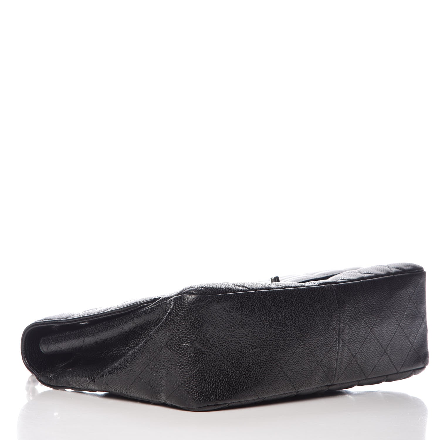 Chanel Caviar Quilted Jumbo Single Flap Black 4 of 13