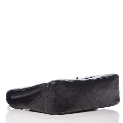 Chanel Caviar Quilted Jumbo Single Flap Black 4 of 13