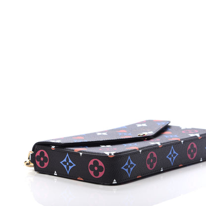 Louis Vuitton Game On Felicie Chain Wallet Black 7 of 16