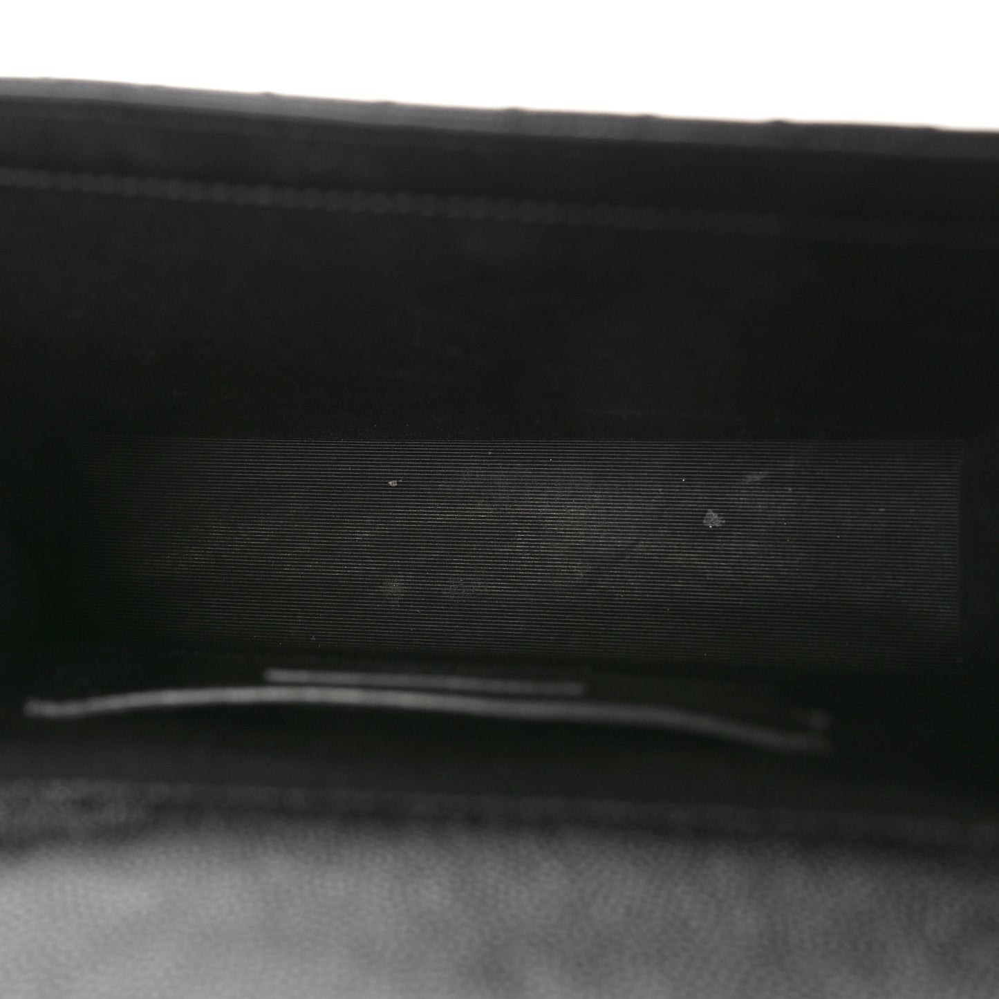 Grain De Poudre Textured Mixed Matelasse Large Triquilt Monogram Monochrome Satchel Black