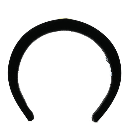 Prada Velvet Headband Black 1 of 7