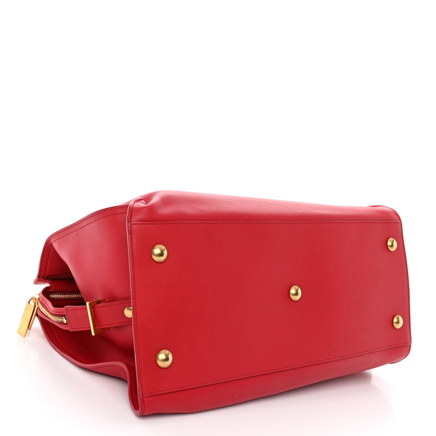 Calfskin Medium Classic Y Cabas Red