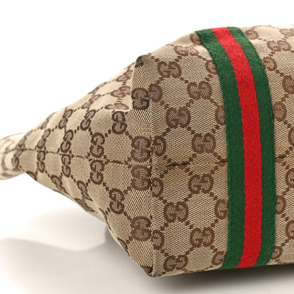 Gucci Monogram Medium Jolicoeur Tote Dark Brown 9 of 14