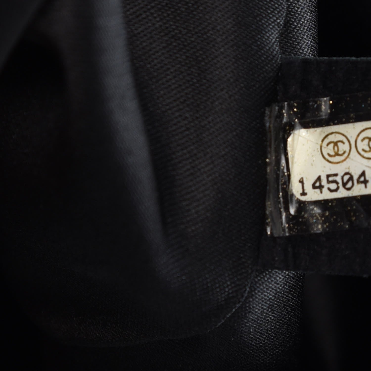 Chanel Lambskin Stitched Shopper Tote Black 7 of 8