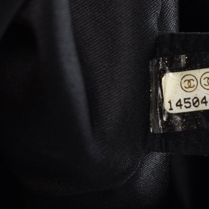 Chanel Lambskin Stitched Shopper Tote Black 7 of 8