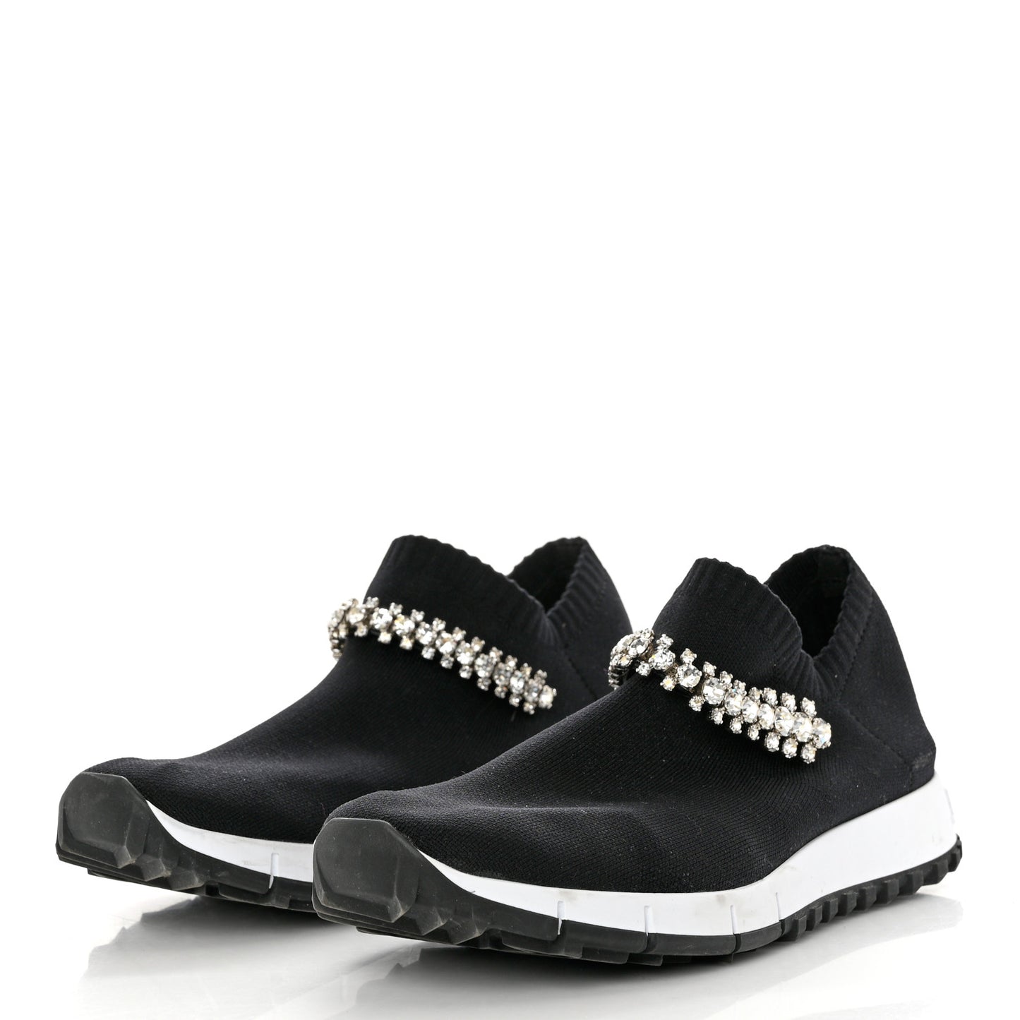 Knit Crystal Verona Sneaker 37 Black