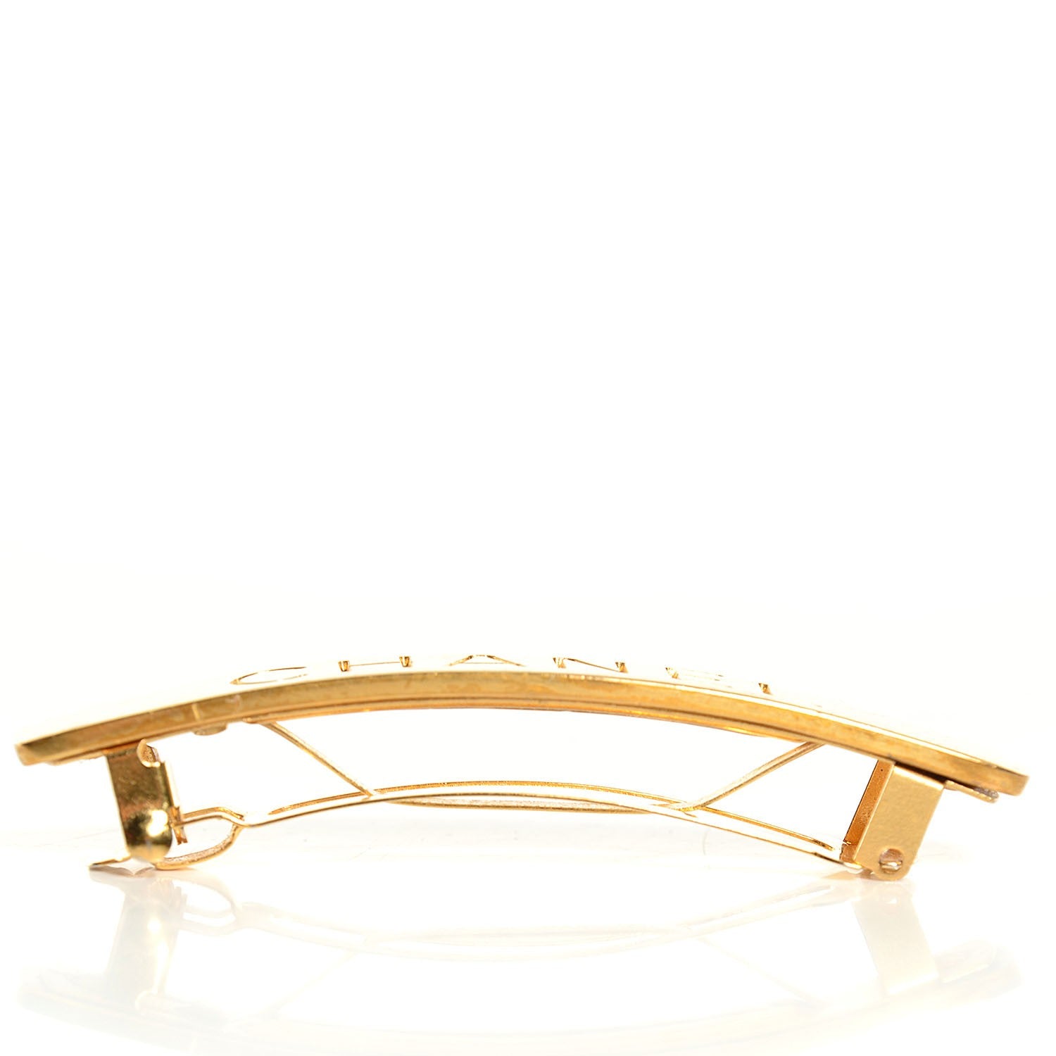 Chanel Hair Clip Barrette Gold 2 of 5