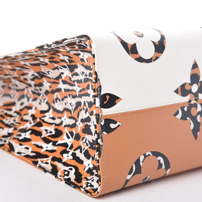 Louis Vuitton Monogram Giant Jungle Onthego GM Ivory 5 of 10