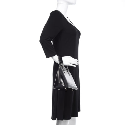 Louis Vuitton Epi Electric Alma BB Black 2 of 9