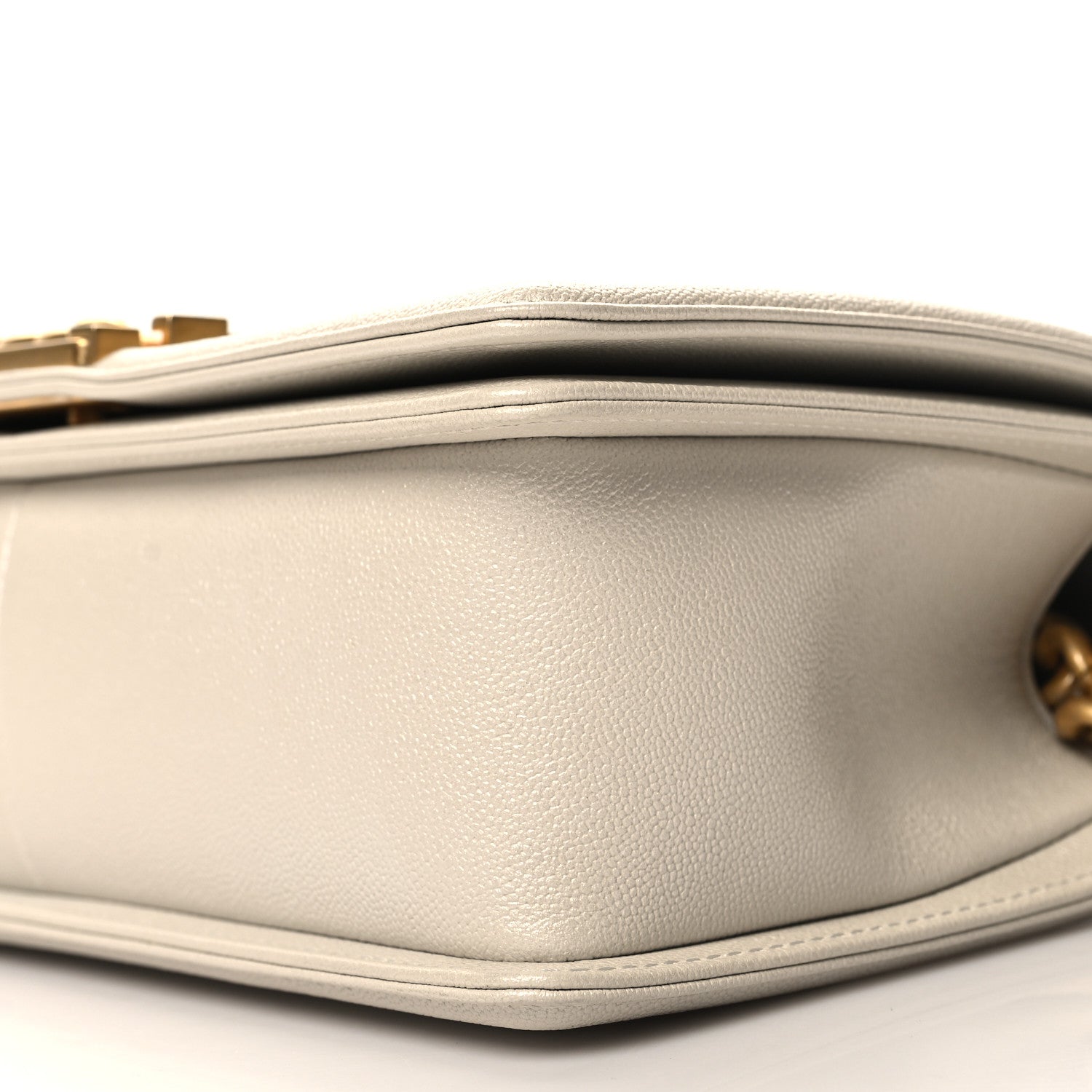 Chanel Iridescent Caviar Quilted Medium Boy Flap White 10 of 11