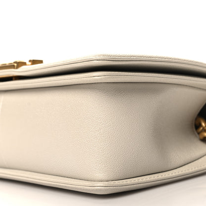 Chanel Iridescent Caviar Quilted Medium Boy Flap White 10 of 11
