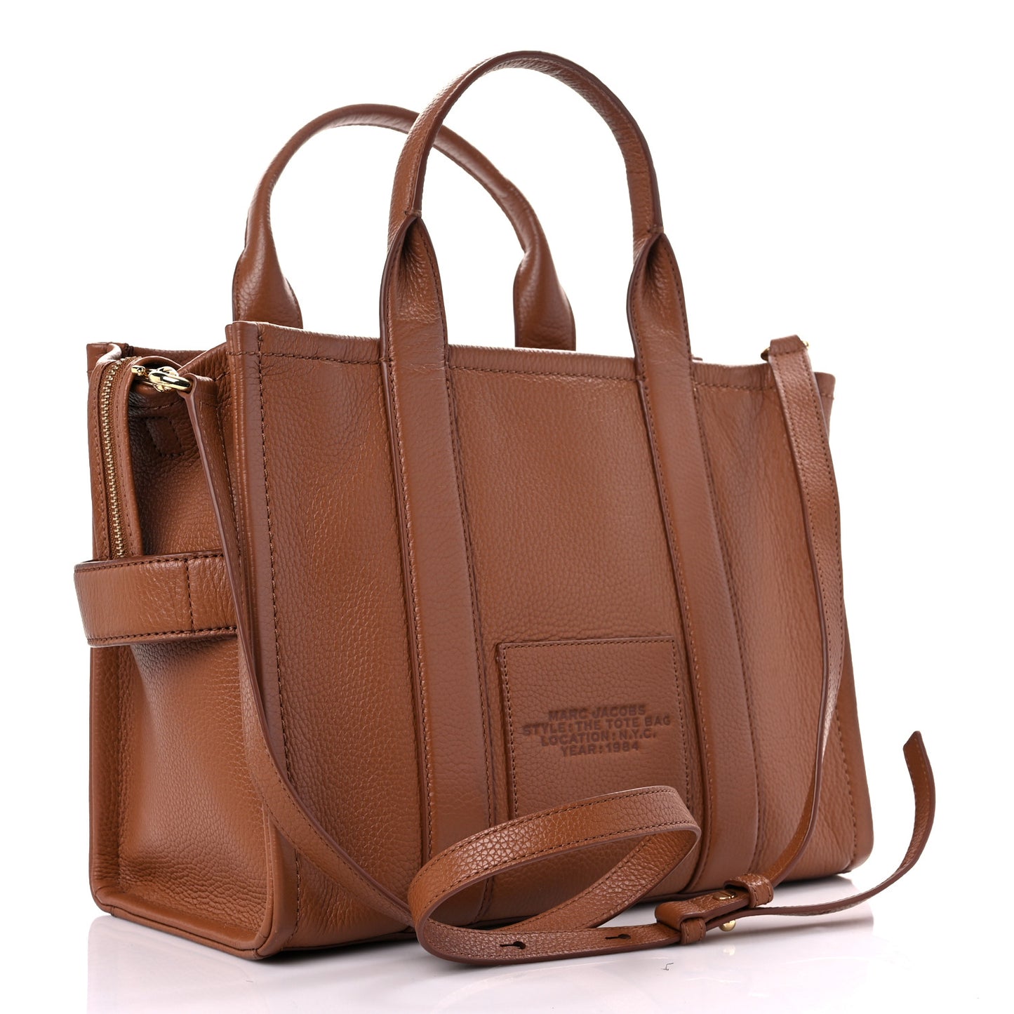 Grained Calfskin Medium The Tote Bag Argan Oil