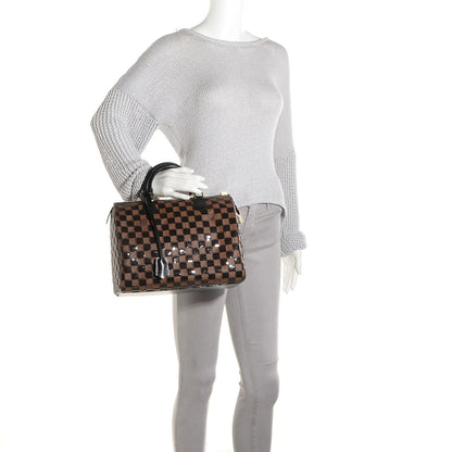 Louis Vuitton Damier Paillettes Speedy 30 Black 2 of 8
