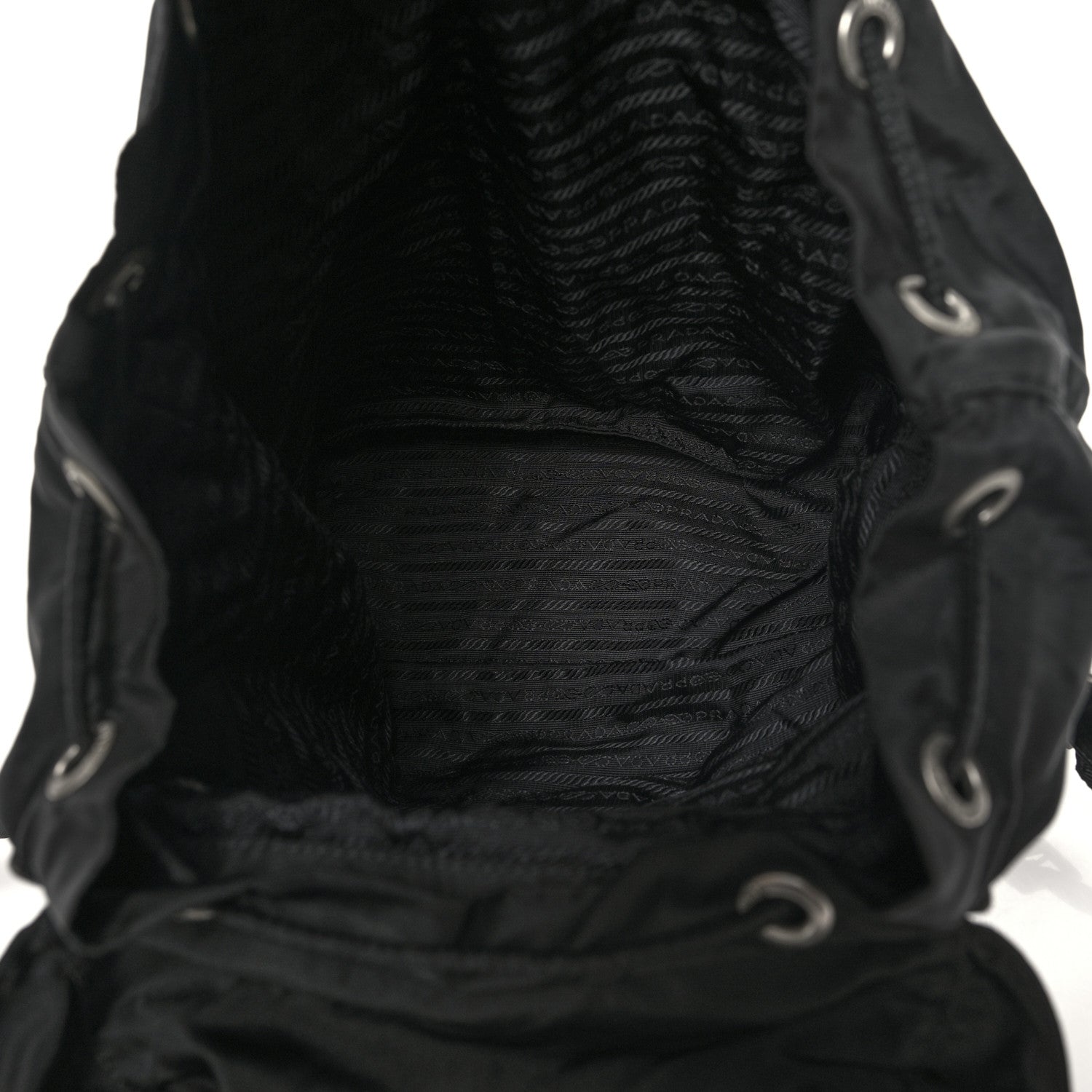 Prada Nylon Vela Medium Backpack Black 5 of 9