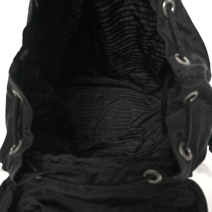 Prada Nylon Vela Medium Backpack Black 5 of 9