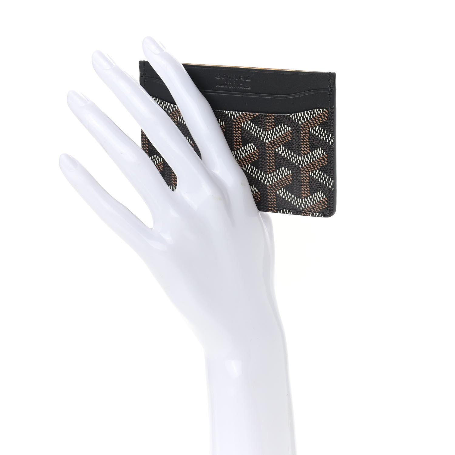Goyard Goyardine Saint Sulpice Card Holder Black 2 of 6