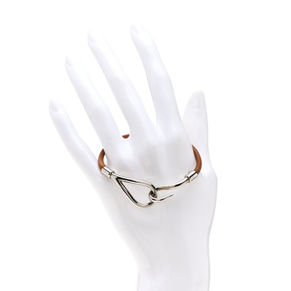 Hermes Natural Bridle Jumbo Hook Bracelet Bouton 2 of 4