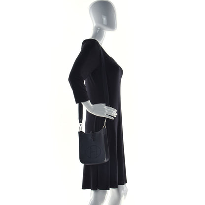 Hermes Taurillon Clemence Evelyne TPM Black 2 of 12