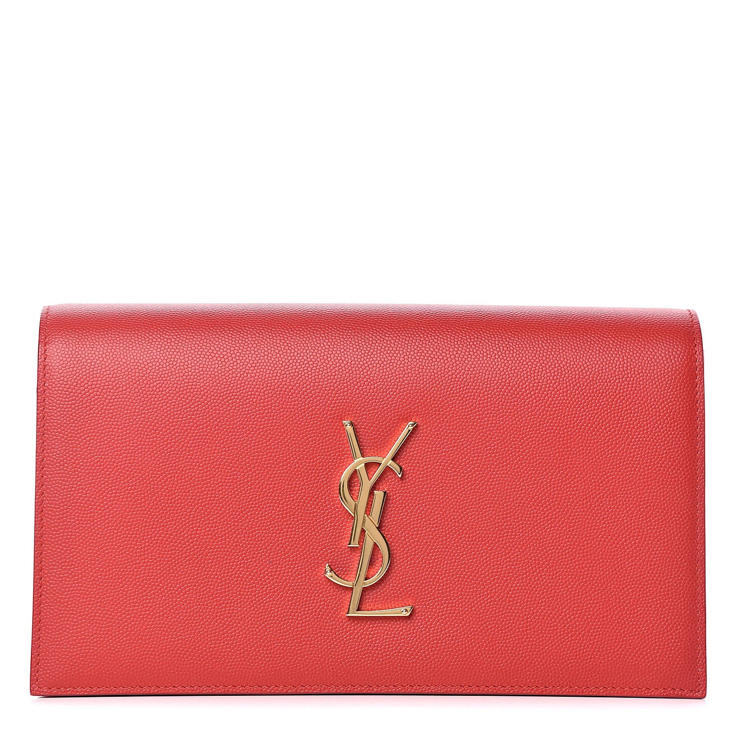 Grain De Poudre Classic Monogram Kate Clutch New Red