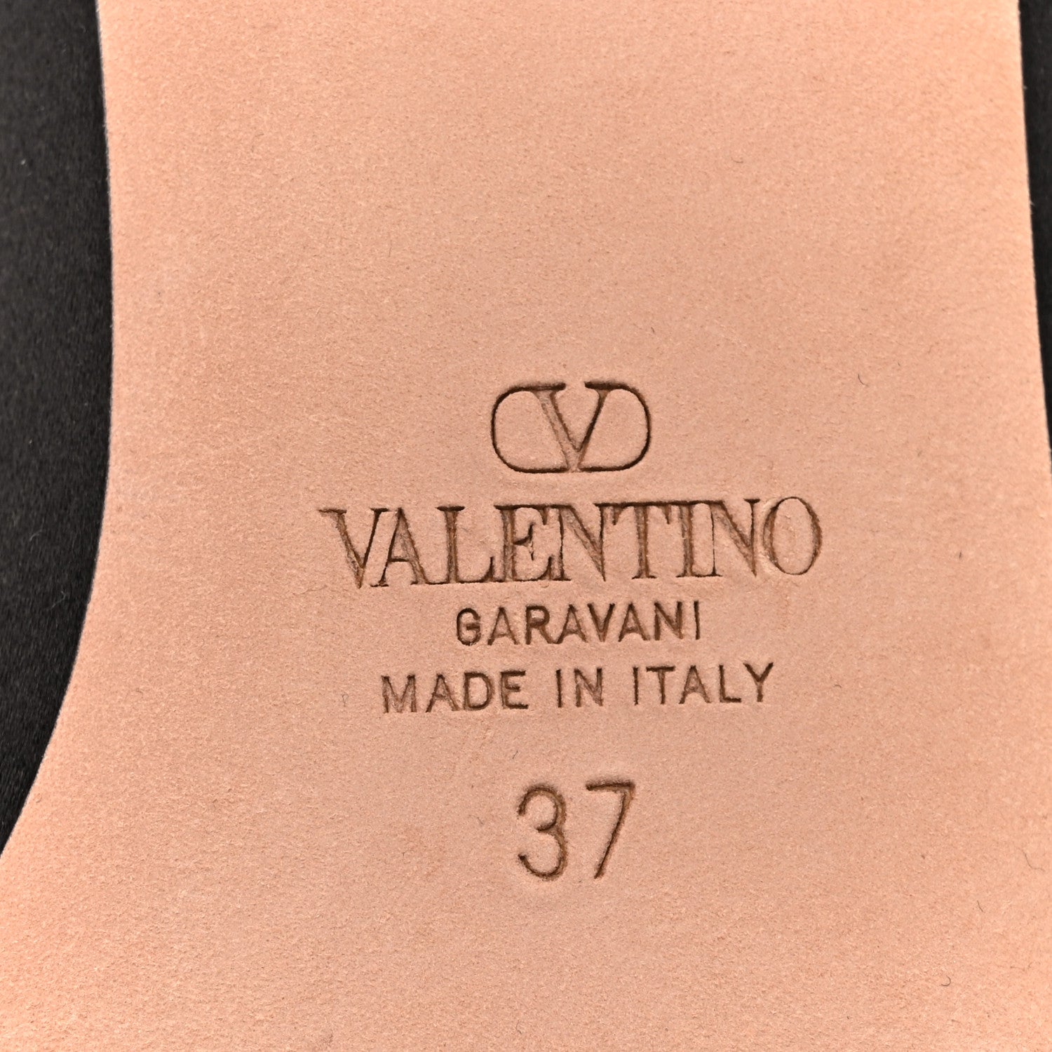 Valentino Garavani Satin Beaded Bowjane Mary Jane Ballerina Flats 37 Black 8 of 9