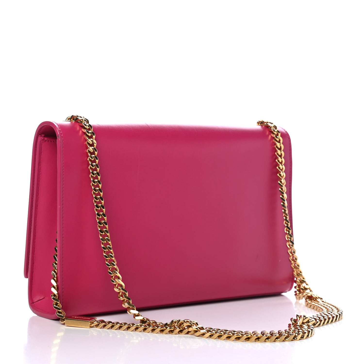 Saint Laurent Smooth Calfskin Medium Classic Monogram Kate Tassel Satchel Fuchsia 2 of 5