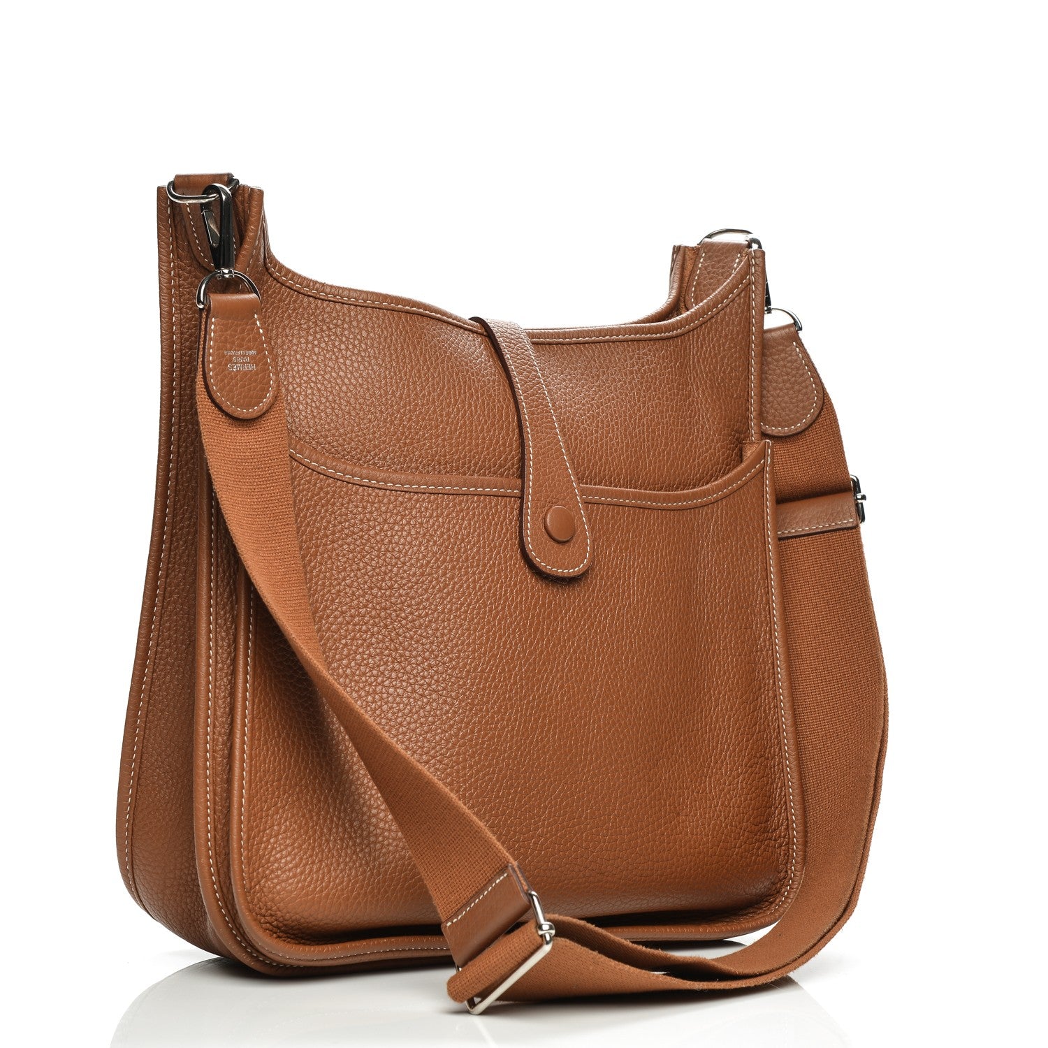 Hermes Taurillon Clemence Evelyne III GM Gold 3 of 9