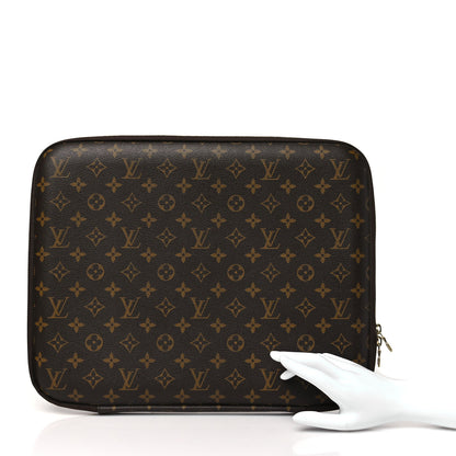 Louis Vuitton Monogram 15 Inch Laptop Sleeve 2 of 7