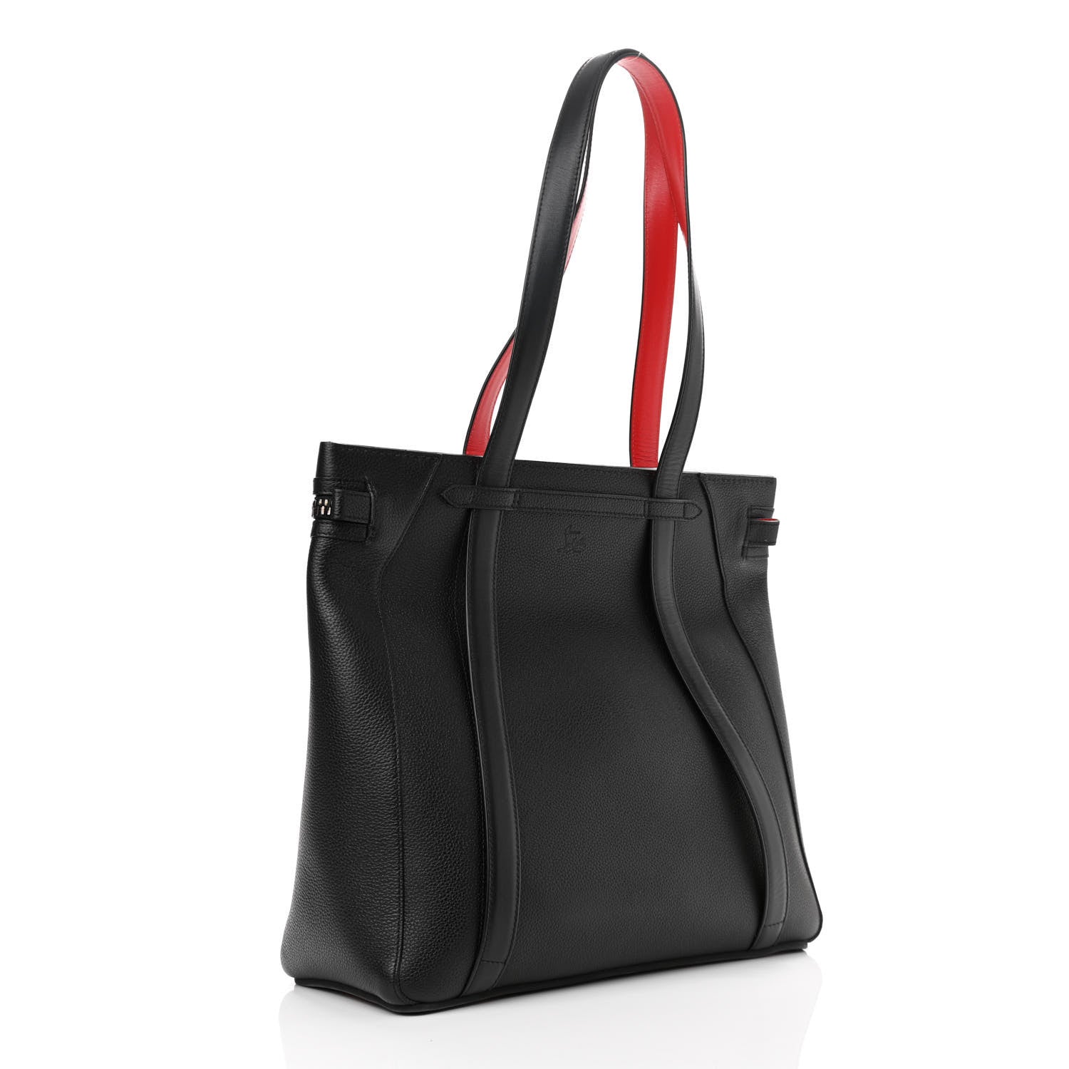 Christian Louboutin Empire Calfskin Studded Cabado Backpack Tote Black 3 of 10