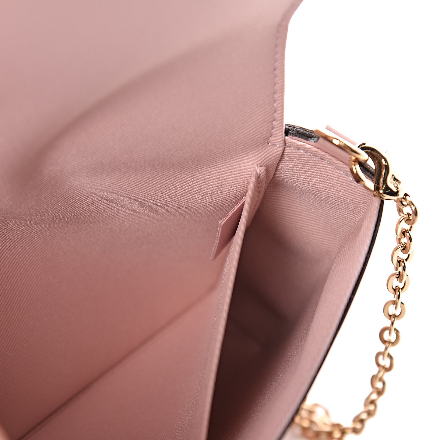 Vernis Felicie Chain Wallet Rose Ballerine