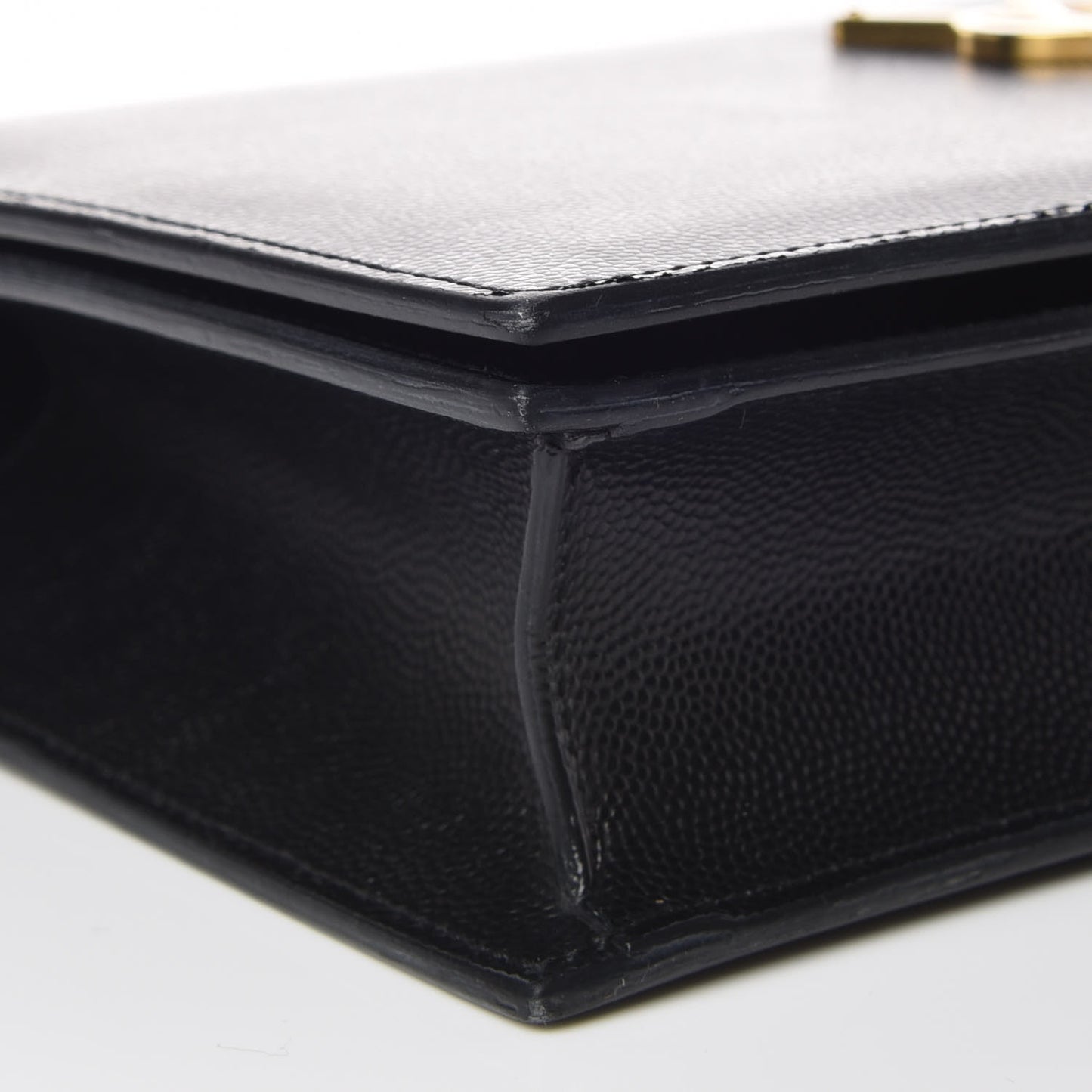 Grain De Poudre Classic Monogram Kate Clutch Black