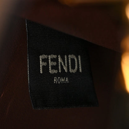 Fendi Vitello Seta Nappa Bi-Color Small Peekaboo I SEE U Satchel Miele Scuro Light Rose Ghianda 5 of 8