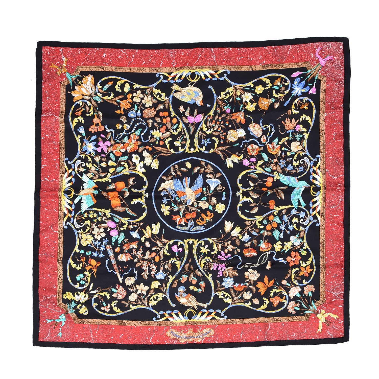 Hermes Silk Pierres D'Orient Et D'Occident Scarf 90 1 of 7