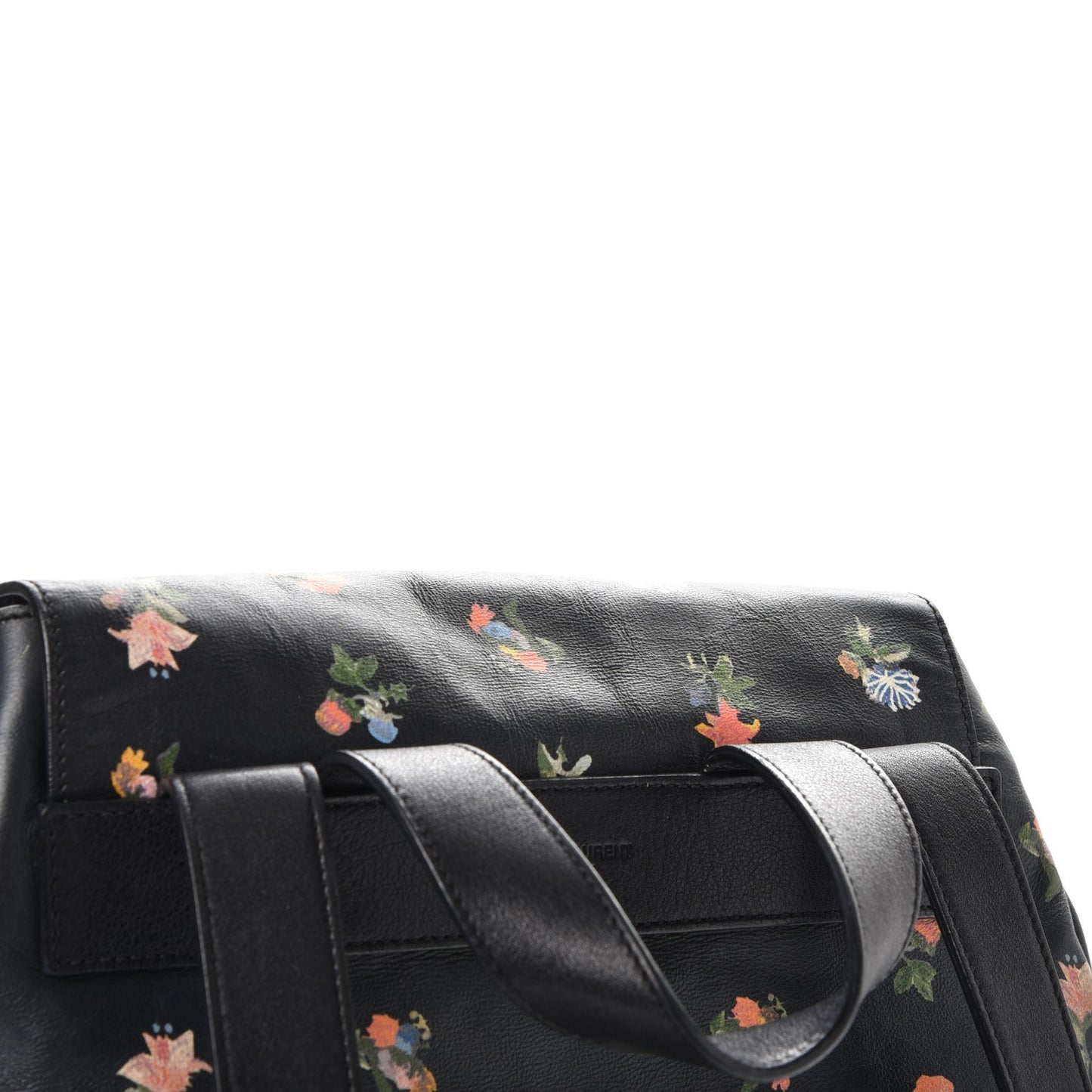 Calfskin Prairie Flower Printed Festival Backpack Multicolor