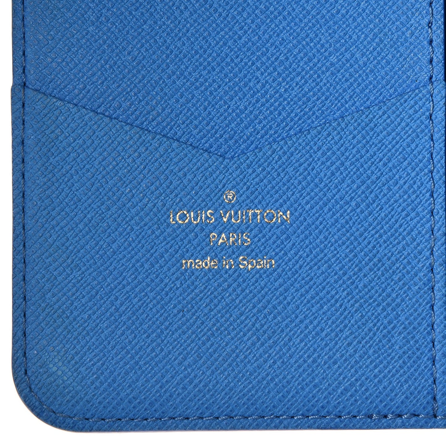 Monogram iPhone 6 Plus Folio Case Blue