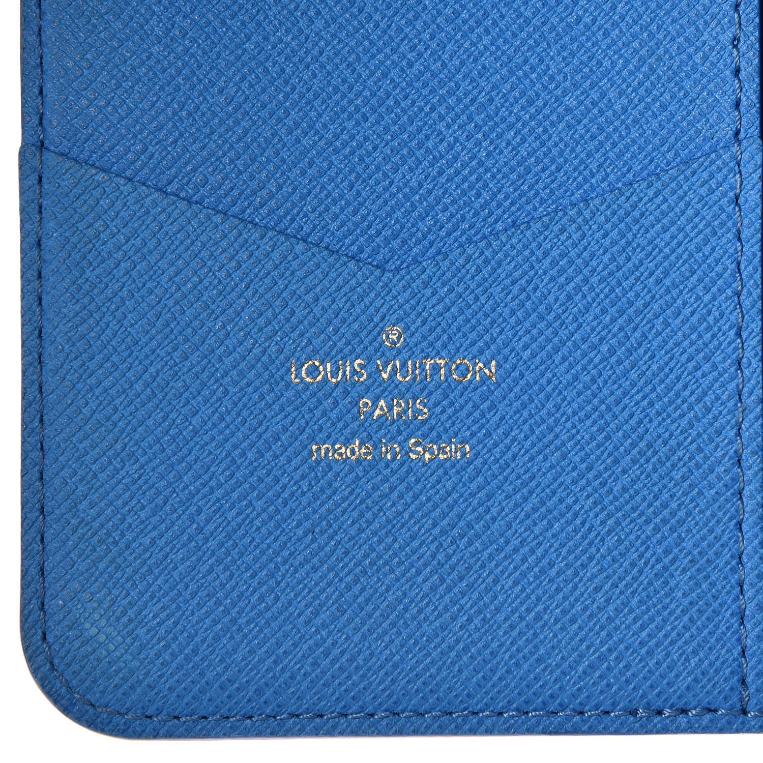 Louis Vuitton Monogram iPhone 6 Plus Folio Case Blue 6 of 8