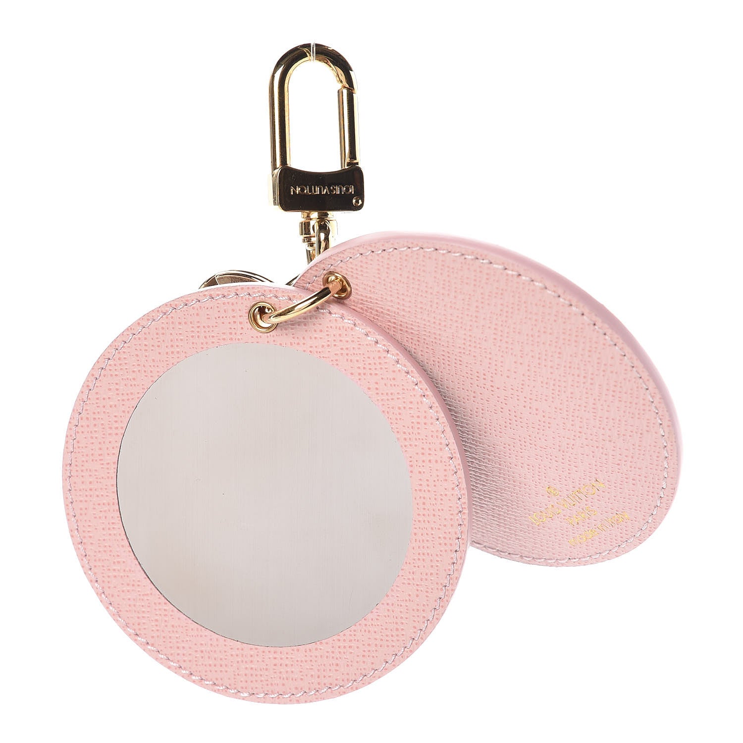 Louis Vuitton Monogram LV Mirror Bag Charm Key Holder Rose Ballerine 4 of 4