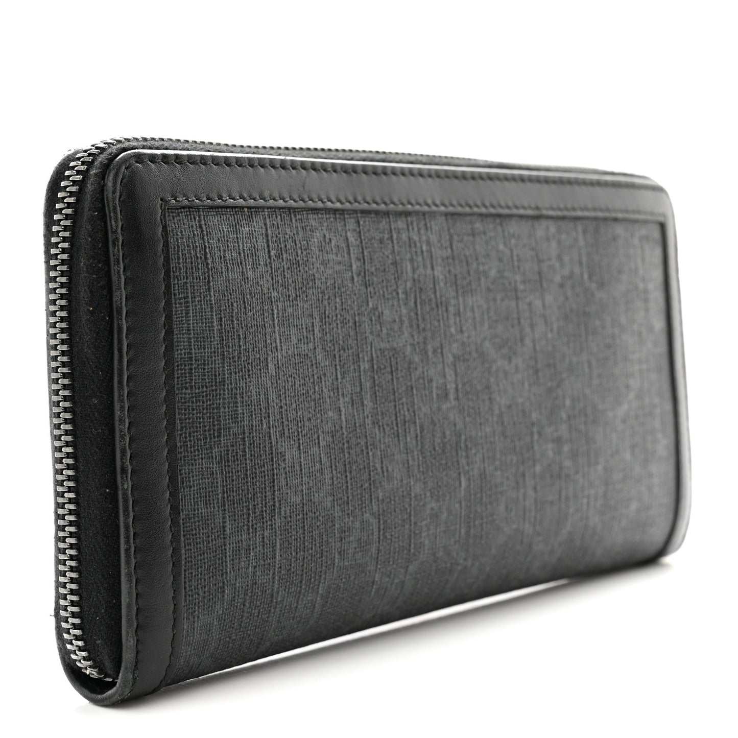 GG Supreme Monogram Zip Around Wallet