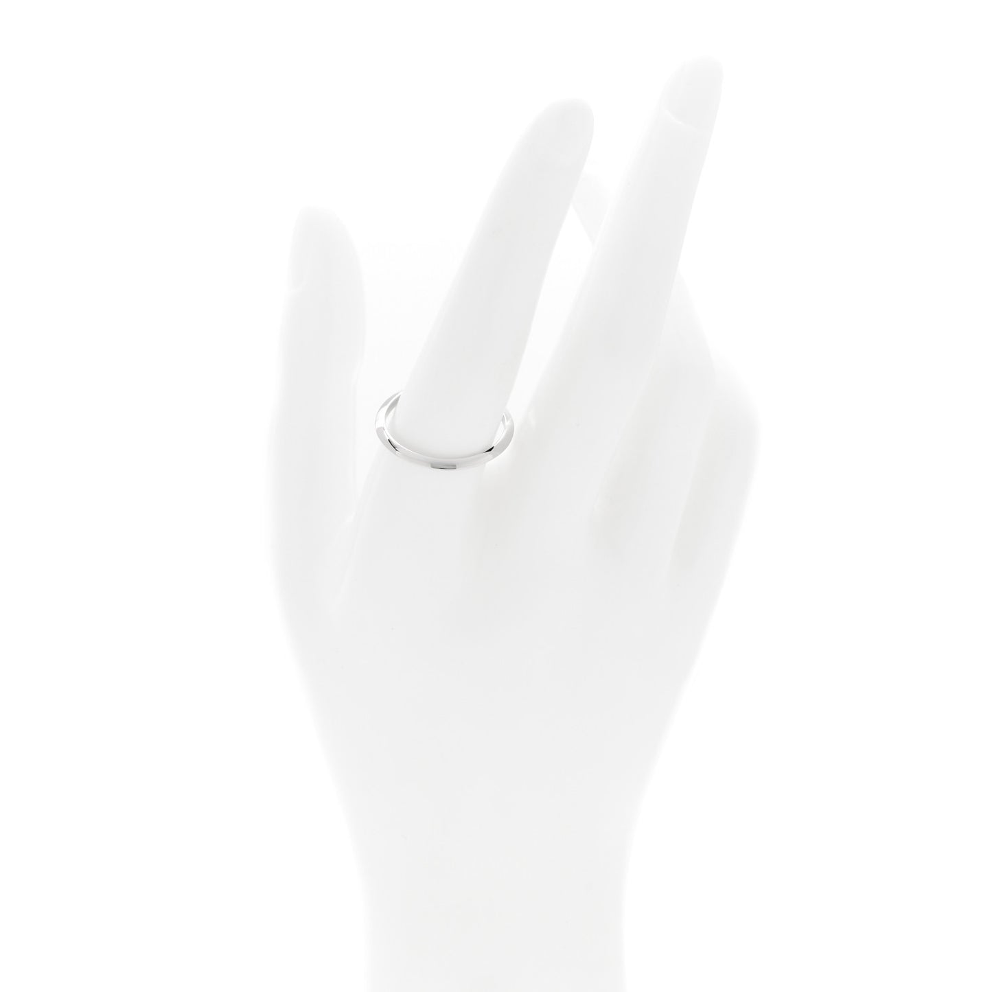 Platinum 2mm Knife Edge Wedding Band Ring 60 9