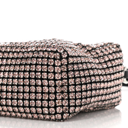 Alexander Wang Mesh Crystal Rhinestone Mini Heiress Pouch Pink 7 of 8