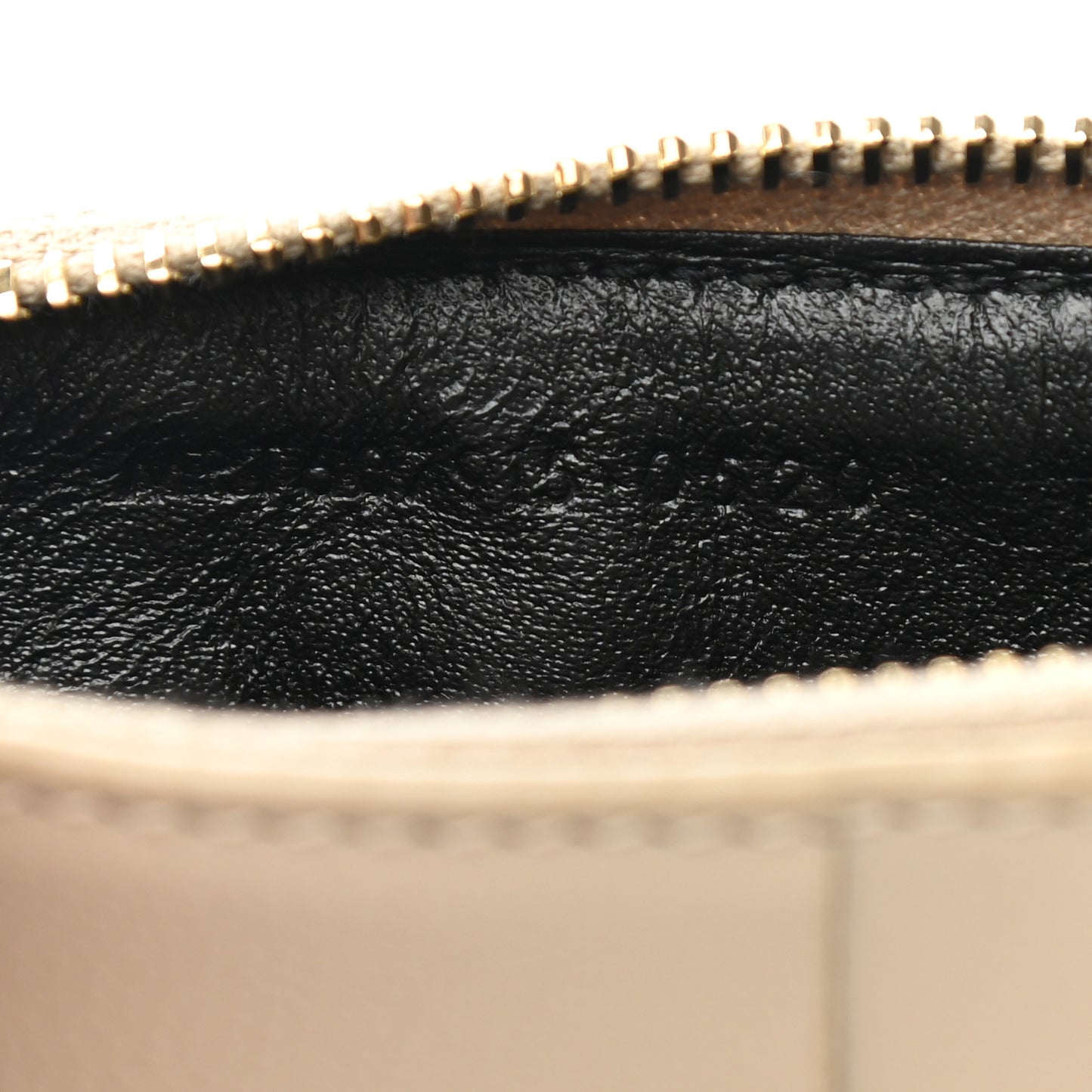 Monogram Grain de Poudre 5 Fragments Zip Pouch Card Holder Dark Latte