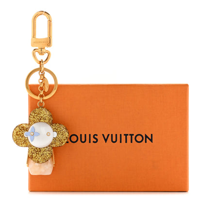 Louis Vuitton Strass Vivienne Porte Cles Charm Key Holder Gold 5 of 5