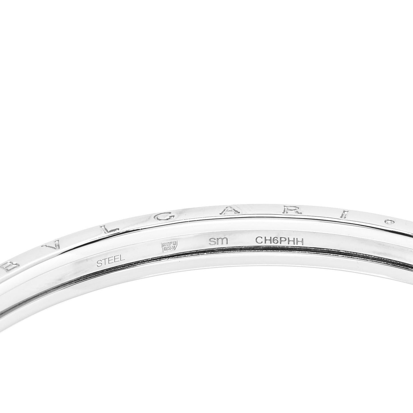 18K Rose Gold Stainless Steel B.Zero1 Cuff Bracelet SM