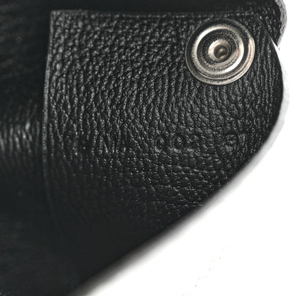 Hermes Lizard Calvi Card Case Black 7 of 7