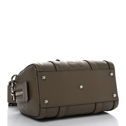Gucci Piuma Calfskin Jumbo GG Embossed Mini Duffle Bag Good Taupe 4 of 9