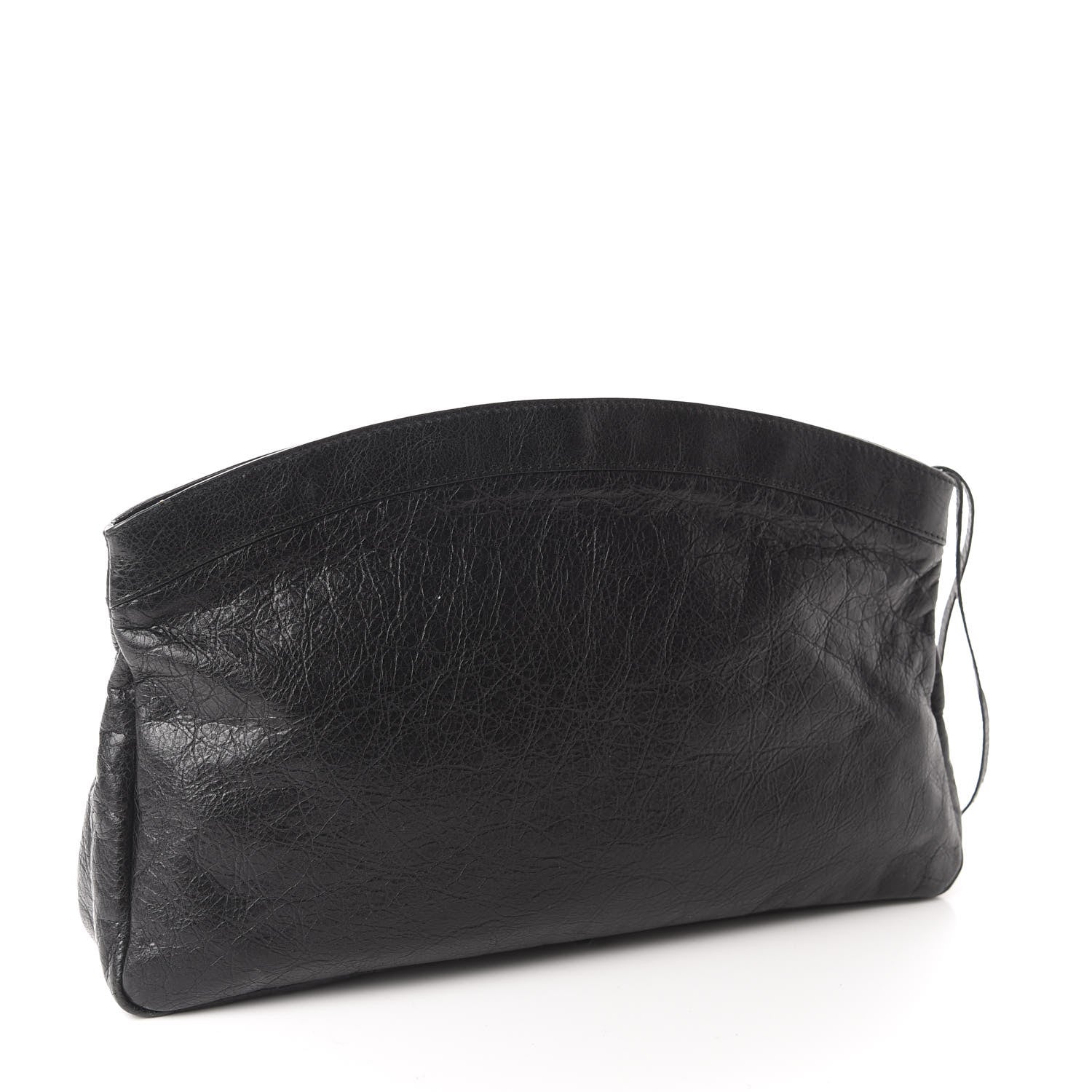 Balenciaga Agneau Classic Hardware Premier Clutch Black 3 of 10