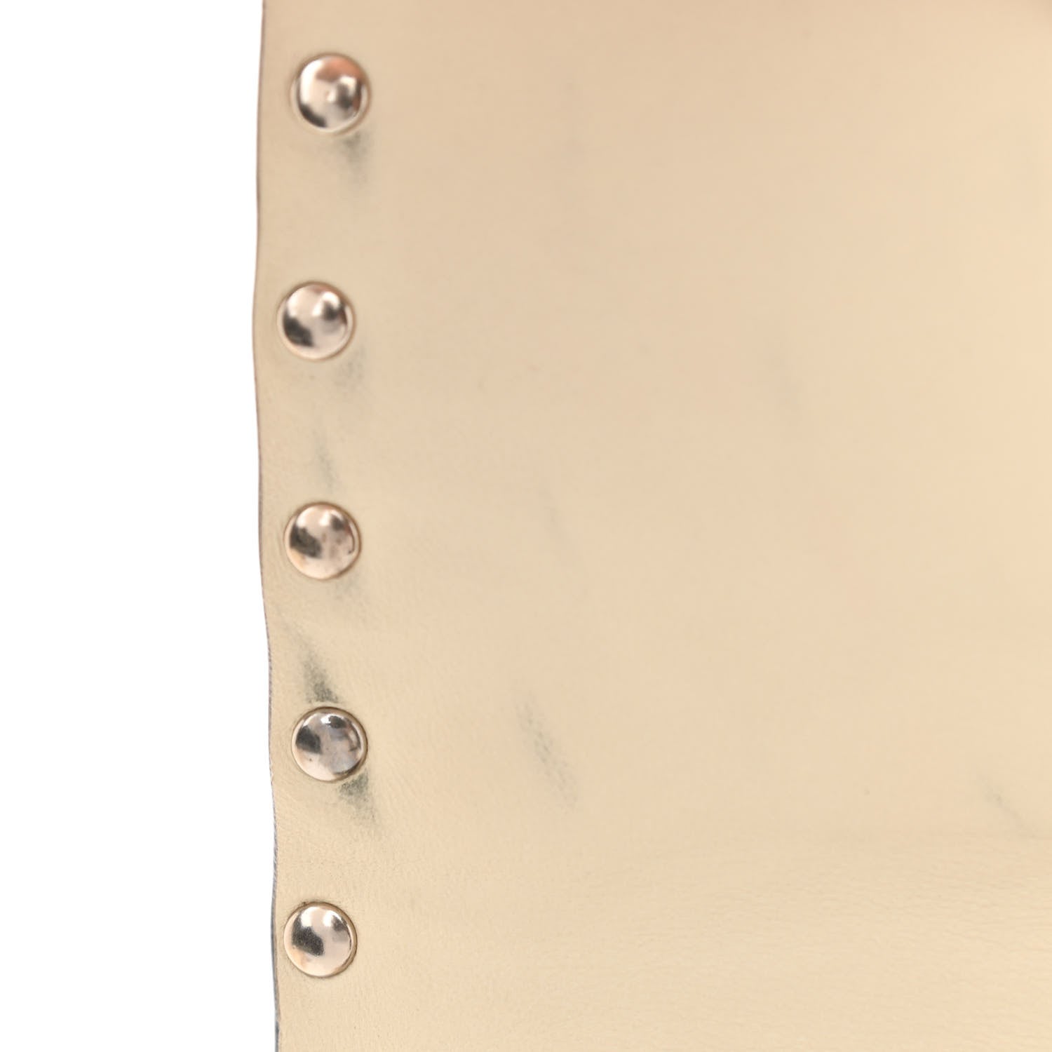 Valentino Garavani Nappa Medium Rockstud Spike Shoulder Bag Light Ivory 9 of 12