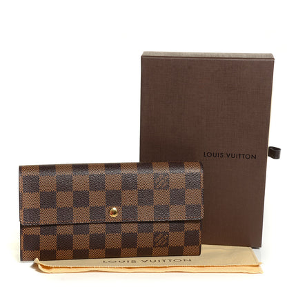 Louis Vuitton Damier Ebene Sarah Wallet 5 of 8