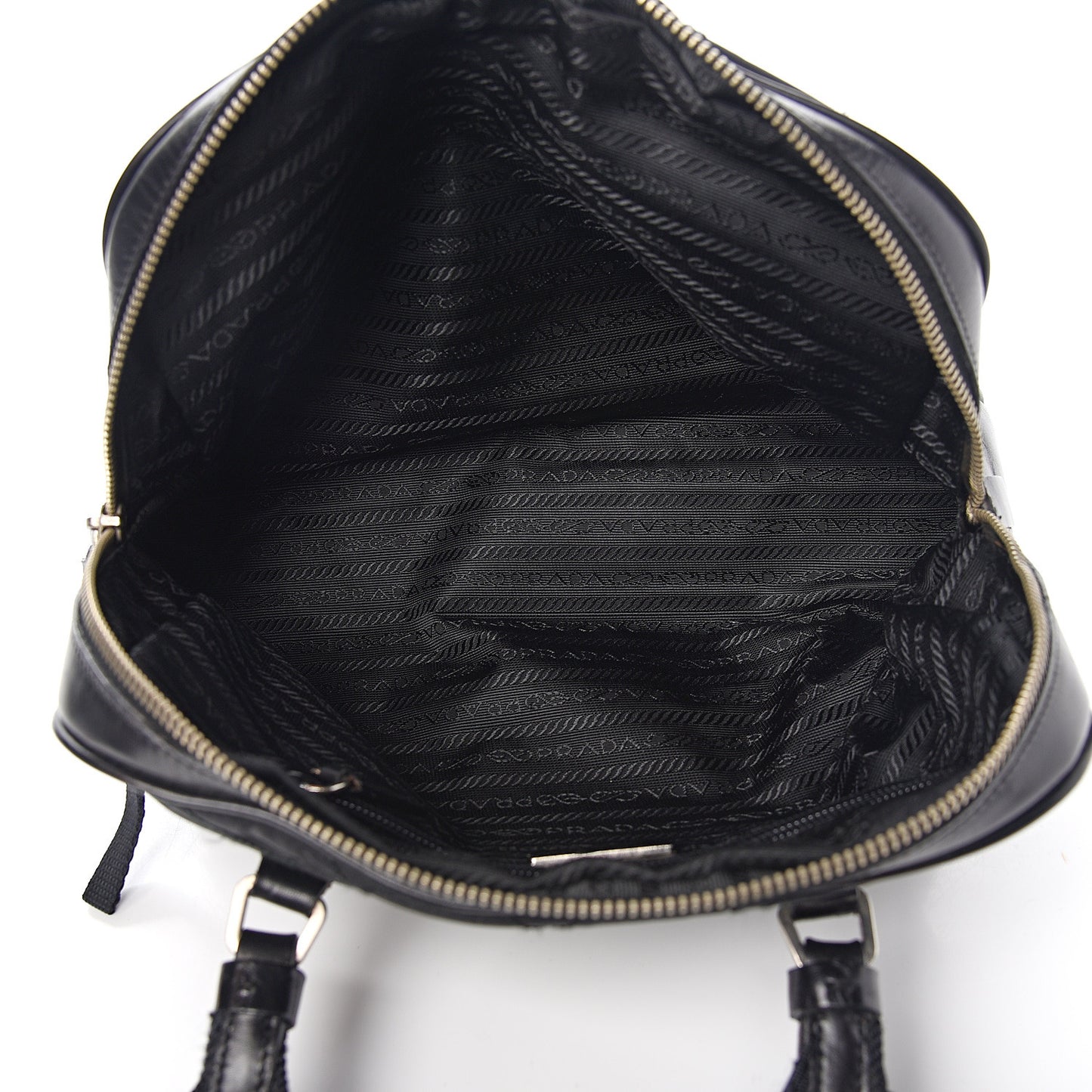 Nylon Tessuto Impuntu Quilted Shoulder Bag Black