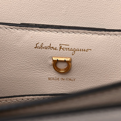 Salvatore Ferragamo Calfskin Small Trapezio Crossbody White 6 of 8