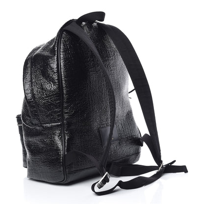 Saint Laurent Coated Canvas Hunting Backpack Black 3 of 20